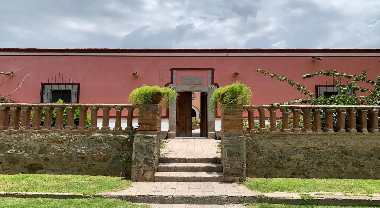 Hacienda de Letras: hacienda San Luis de Letras, fachada histórica