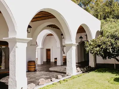 Arcos de la Hacienda San Lorenzo (1597), en Casa Madero