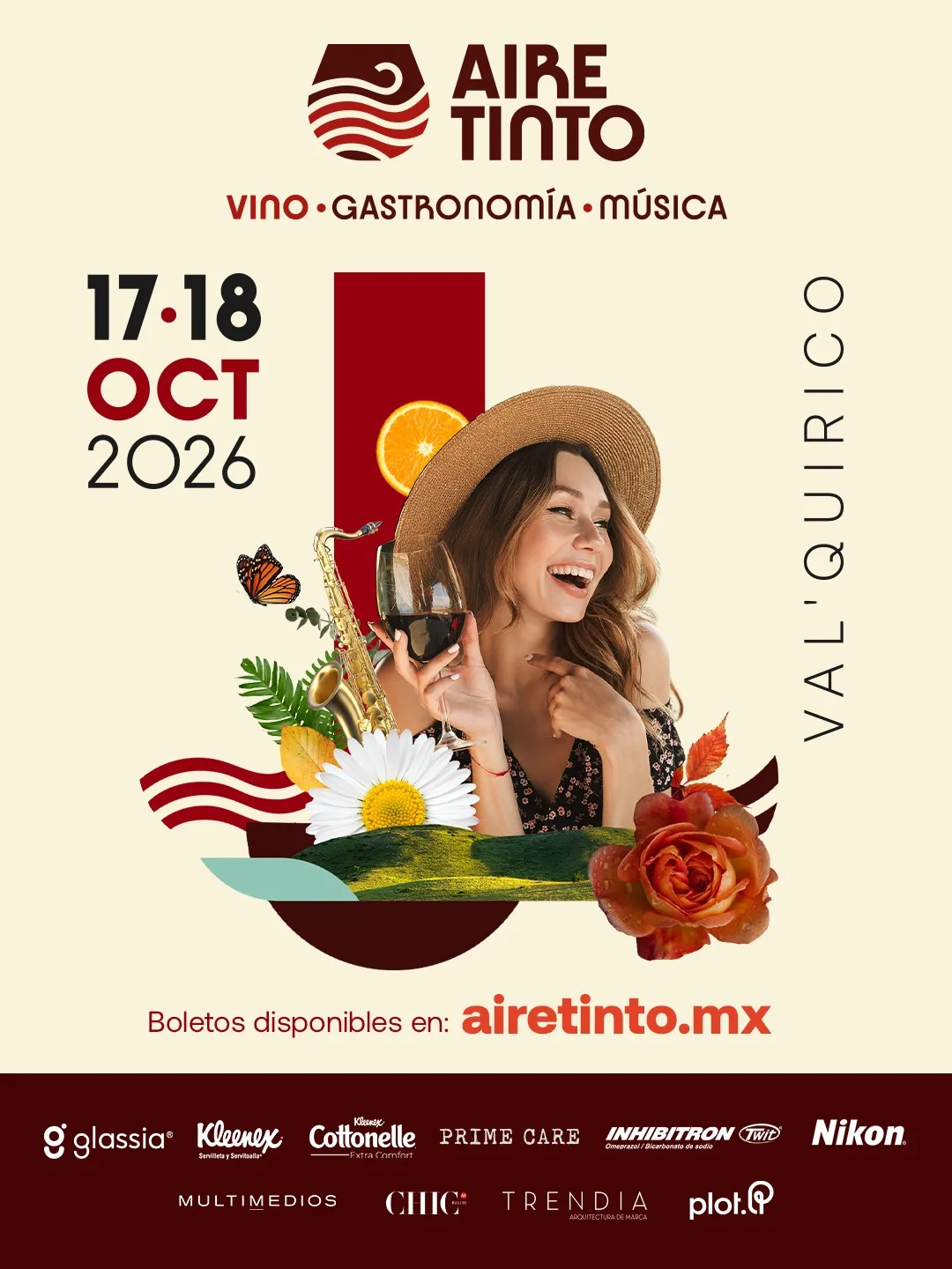 Poster for Aire Tinto 2026, October 17 and 18, 2026