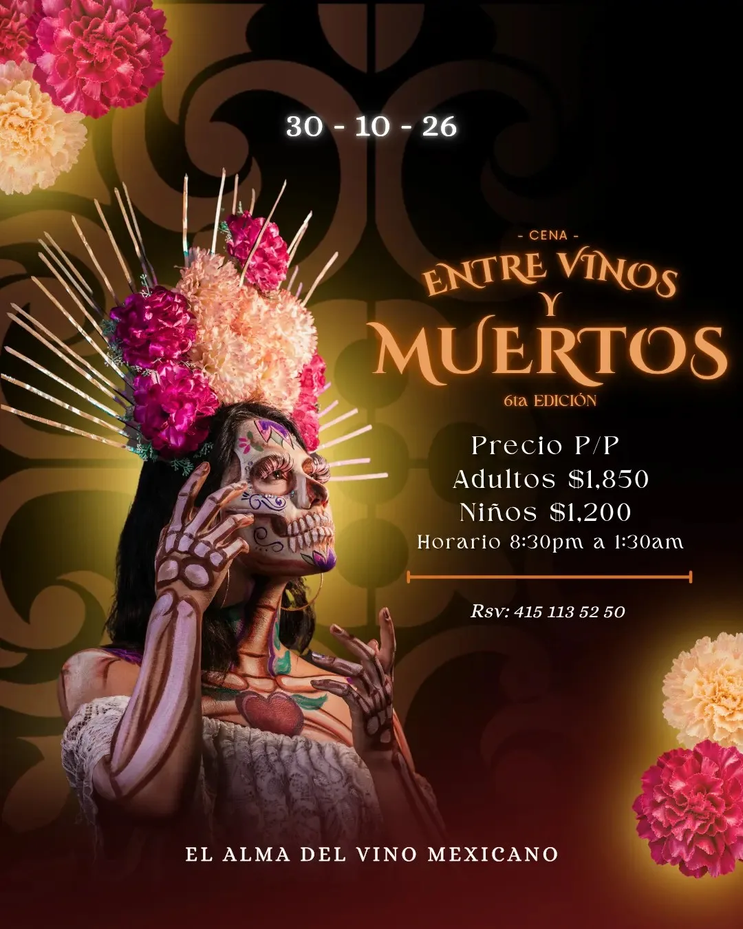 Poster for Entre Vinos y Muertos 2026, October 30, 2026