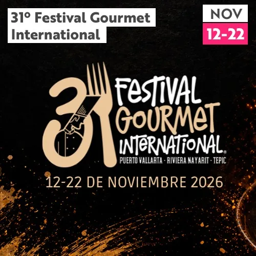 Poster for Festival Gourmet Internacional 2026, November 12 to 22, 2026