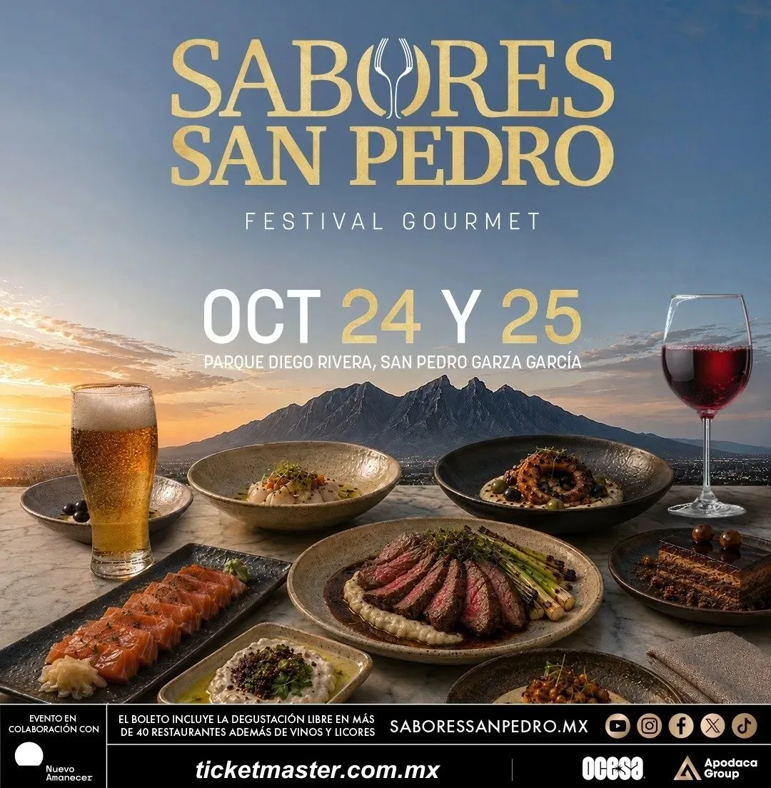Poster for Sabores San Pedro 2026, October 24 and 25, 2026