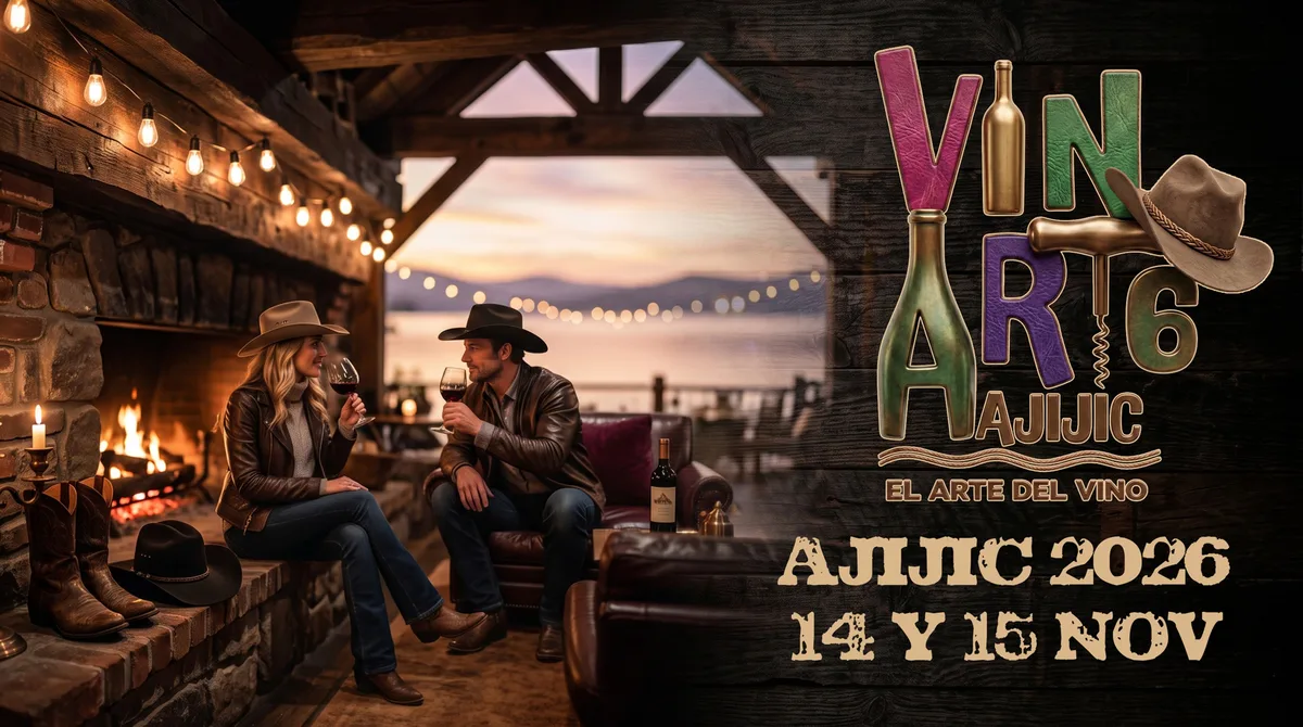 Poster for VinArt 6, Country & Western, Ajijic, November 14 and 15, 2026