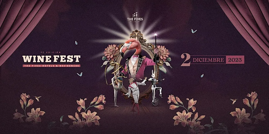 Cartel de la novena edición de Wine Fest, 2 de diciembre de 2023